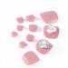 Shop Brishow Artificial Foot Toenails - 24pcs Acrylic Stick-On Nails for Women & Girls | International Shipping - Buy Online on SooperMarket.com