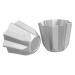ABOOFAN 2pcs Octagonal Cake Mold Cupcake Molds DIY Cake Mold Fondant Mould Tray 3D Pie Pastry Aluminum Alloy