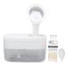 Rechargeable Ear Wax Cleaner - 4 Cleaning Modes - Automatic Irrigation Water - Adult Ear Cleaner Tool (White Kit) - Buy Online on SooperMarket.com