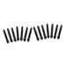 HAPINARY 200 Pcs Brush Eyeshadow Makeup Eyeshadow Brush Women Eyeshadow Brush Eyeshadow Brush Kit Black