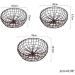 Fruit Basket Bowl Fruit Basket for Kitchen Countertop Metal Vegetable Storage Bowl Metal Mesh Wire Fruit Basket Fruit Bowls (Size : M) - Buy Online on SooperMarket.com