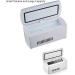 Insulin Car Refrigerator Dual-use Medicine Refrigerator Insulin Charging Refrigerated Box 2-8 C Constant Temperature Large Capacity 207 * 94 * 91MM White - Buy Online on SooperMarket.com