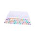 HAPINARY Fake Eye Lashes 10pcs Hollow with Drill Fake Lashes Clear Mascara for Eyelashes Volume Brush Eyelash Woman Mini 11x1.2cm Random Color