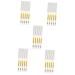 Baluue 25 Pcs White Lying Silkworm Pen White Eyeliner Eye Shadow Cosmetics White Eye Shadow Makeup Pen Abs