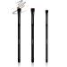 Ultra-Thin Eyebrow Brush Set - Raffaello 3Pcs Angled Precision Eyeliner Makeup Brushes, Cruelty-Free Synthetic Bristles Slanted Eyeshadow Eye Brow Tinting Kit (Black) A-Black-3pcs