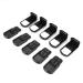 5Pcs Baby Safety Lock Adhesive Cabinet Locks Child Safety for Drawers and Cabinets Baby Proof(Black)