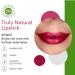 Honeybee Gardens Truly Natural Long Lasting Lipstick - Risque (Matte Red Wine) 0.13 oz - Vegan, Gluten & Cruelty-Free - Buy Online on SooperMarket.com