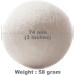 Natural Wool Dryer Balls - Set of 6 | Fabric Softener & Wrinkle Reducer | Eco-Friendly Alternative to Plastic Balls & Liquid Softeners - Buy Online on SooperMarket.com