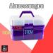 PFIFF 100576 Children's Grooming Box - 6-Piece Horse Care Kit Purple | International Shipping Available - Buy Online on SooperMarket.com