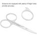 Multipurpose Hair Cutting and Grooming Scissors Set for Men - Beard, Mustache, Ear, Nose, Eyebrow, Eyelash Trimming and Hair Removal Clippers - Buy Online on SooperMarket.com