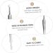 HAPINARY 6 Pcs Clip Pimple Extractor Kit Blackhead Extraction Pimple Remover Stainless Steel Silver - Buy Online on SooperMarket.com
