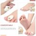 Beavorty Foam Corn Cushions - 2pcs Toe Pads with Elastic Strap for Callus, Bunion, and Toe Protection - White - Buy Online on SooperMarket.com