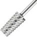 Pana 3/32 Tapered Barrel Carbide Nail Bit for Electric Dremel Drill Machine - Coarse Silver Grit | Manicure, Pedicure, Nail Art Design & Cuticle Care - Buy Online on SooperMarket.com