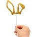1 Pack Cute Easter Theme Cupcake Topper Decorative Cake Toppers Easter Festival Party Supplies Gold RabbitsLM - Buy Online on SooperMarket.com