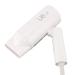 Compact Hair Dryer Fast Drying Negative Ionic Blow Dryer with Single Diffuser Nozzle Foldable Handle Travel Hair Dryer for Women Kids Outdoor (US Plug 110V)