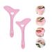 2pcs Eyeliner Stencils Silicone Winged Tip Eyeliner Aid Eyebrow Pencil Stencil Reusable Smoky Eyeshadow Multifunctional Eye Makeup Tool Kit Quick Stencil Aid Eyeliner Molds Eyeliner Stencil Pads pink
