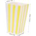 CIYODO 48pcs Party Candy Cartons Popcorn Boxes for Party Popcorn Gifts Popcorn Bucket Men Gift Popcorn Cups Candy Buffet Bags Candy Bar Bag Mens Gifts Man Party Bag Disposable medium Yellow - Buy Online on SooperMarket.com
