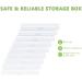IDekooror 5x7 Photo Case - Clear Photo Box Storage and Craft Keeper | 18 Inner Photo Organizers for Greeting Cards | Extra Large Size - Buy Online on SooperMarket.com