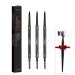 3 Pack Waterproof Ultra Precise Dark Brown Eyebrow Pencil Set with Razor - Long-lasting Natural Brows - Microblading Makeup Pen - 3 Count - Buy Online on SooperMarket.com