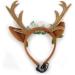FLAdorepet Dog Elk Antler Reindeer Hat Cap Dog Cat Pet Christmas Costume Outfits Small Big Dog Hat Headwear Hair Grooming Accessories Brown S(for cat and small dog) - Buy Online on SooperMarket.com