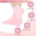 LNQ LUNIQI 1 Pair Silicone Socks Feet Moisturising Socks Callus Socks Anti Cracked Feet Gel Socks Moisturising for Callus Removal Spa Foot Care Foot Mask Pink - Buy Online on SooperMarket.com