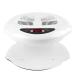 Hot and cold air nail dryers 400 W warm-cool nail polish drying of compact gel nail dryer Intelligent nail lamp with sensor-air-nail fan fan fan manicure tool for hands (white)
