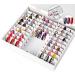 Pcivzxam Nail Storage Box Nail Tips Color Display Holder Nail Decoration Storage Box for Nail Decoration Container Display - Buy Online on SooperMarket.com