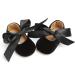 RVROVIC Baby Girl Moccasins Infant Princess Sparkly Premium Lightweight Soft Sole Prewalker Toddler Girls Shoes 6-12 Months 6 Black