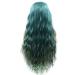 DIDADA Long Water Wave Wig - Ombre Mermaid Green Synthetic Lace Front Wig for Drag Queens & Women | 24 Inches - Buy Online on SooperMarket.com