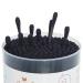 HOMEFOX Black Cotton Swabs - 200 Count, Organic Charcoal Tip, Double Sided, Gentle & Cruelty-Free - Buy Online on SooperMarket.com