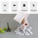 200 Pcs JZTang Disposable Clear Ear Covers | Ear Protectors for Hair Salon, Hair Dryer, Bathing - Buy Online on SooperMarket.com
