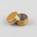 Buy 50 Pieces 5ml Gold Aluminum Jars with Screw Caps - Perfect for Cosmetics & Packaging Solutions - Buy Online on SooperMarket.com