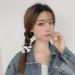 KDDOM Cow Pattern Velvet Hair Scrunchie Set - 2 PCS Elastic Hair Ties for Girls and Women - Buy Online on SooperMarket.com