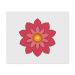 2 x 'Pink Flower' Microfiber Lens/Eyeglass Cleaning Cloths (LC00020690)