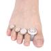 Toe Separators 8 Pcs Reusable Silicone Toe Spacers Nail Art Toe Separation Tool Pedicure Care(MY-05)