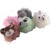 Angoily 5pcs Luffa Sponges - Exfoliating Body Scrubber Puff for Bath & Shower | Loofah Massage Ball Pouf - Buy Online on SooperMarket.com