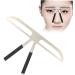 Mikinona Three-point Balance Positioning Kit Brow Stencils Eyebrow Stencil Kit Eyebrow Card Eyebrow Shape - Buy Online on SooperMarket.com
