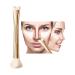 Contour Nose Brush - 2-in-1 U Shape Tool for Precision Sculpting & Defining - Ultra Precision Soft Dual-End Gold Brush for Perfect Nose Contouring - Buy Online on SooperMarket.com