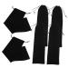 NOLITOY 6pcs Hair Crimper Hair Curling Wand Curler Hair Dryer Bag Storage Box Tool Set Travel Curling Iron