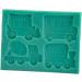 2 Pcs Silicone Baking Mold Silicone Fondant Mold Household Cake Mold Cake Decorating Tool Silicone Cake Mold DIY Mould Car Chocolate Mold 10.7*8.6 CMx2pcs - Buy Online on SooperMarket.com