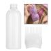 Root Comb Applicator Bottle - Lightweight Dyeing Tool with Graduated Scale - Blue & White - Buy Online on SooperMarket.com