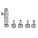 Yolispa Disconnect Adapter Airbrush Horse Quick Connecter Set 1/8'' Fittings Part with 4 Fittings2 Disconnect Adapter Brush Fitting Airbrush Horse Brush Fitting Set Brush Fitting Disconnect Adapt