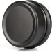 Buy 12 Pack Matt Black Aluminum Screw Cap Cans - 80ml Round Cosmetic & Candle Containers with Stickers - International Shipping Available - Buy Online on SooperMarket.com