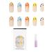 Buy Luvadeyo 24 PCs Press on Nails - Medium Almond Stiletto Fake Nails with Glue | Acrylic Nails for Women & Girls - Fast International Shipping - Buy Online on SooperMarket.com