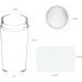 WOSO One Piece Clear Silicone Jelly Stamper With Scraper Clear Nail Art Jelly Stamper Nail Art Stamping Stamper for Manicure Tools - Buy Online on SooperMarket.com