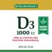 Nature's Bounty Vegetarian Non-GMO Vitamin D3 Vitamin D 1000 IU Supplement Helps to Maintain Immune Function 400 Tablets - Buy Online on SooperMarket.com