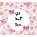 Get Well Soon Pink Reeses Nutty Peanut Butter Sweet Box Hamper Gift Present - Buy Online on SooperMarket.com