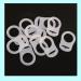 SouiWuzi 10pcs Baby Pacifier Holder - Silicone Dummy Clips & Soft Button Ring - Secure Your Baby's Pacifiers - White - Buy Online on SooperMarket.com