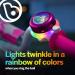 Brightz LED Light Up Bike Bell with Clear Ring Sound - Twinkling Rainbow Color LED Ring Light - Space Pink Bicycle Accessory for Kids and Adults - Buy Online on SooperMarket.com
