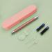 Stainless Steel Earwax Camera Spoon 6-Piece Set for Children & Adults - Happy Yak Earwax Removal Tool Cleaner - AB-Pink - Buy Online on SooperMarket.com